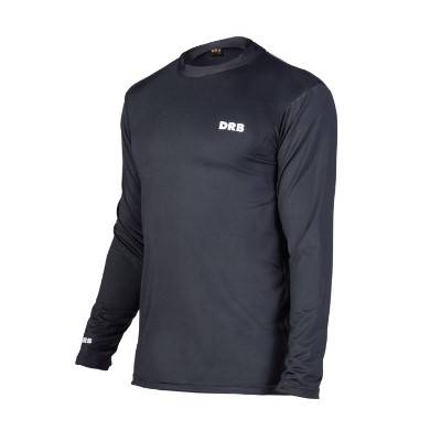 REMERA TERMICA DRIBBLING MICROPOLAR (NEGRO)